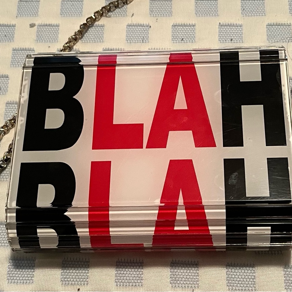Jimmy Choo Black and Red Clutch - Picture 2 of 3